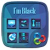 I am black GO Launcher Theme icon