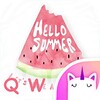 Summer Fruit Emoji Keyboard Theme icon