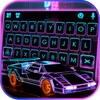 Neon CyberPunk Car Keyboard Ba icon