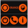 Orange and Black Icon Pack icon