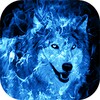 Ice Fire Wolf Wallpaper icon