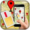 Mobile Sim and Location Info icon