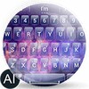 AI Keyboard Theme Glass Galaxy icon