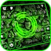 Green Neon Stones Keyboard Bac icon