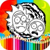 أيقونة Coloring Rick And Morty Games