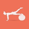 Stability Ball Exercises & Wor icon