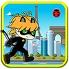 Sprinter Chibi Black Cat Ninja icon