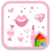 Pink Lady dodol launcher theme icon