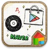DrawingNote LINELauncher theme icon