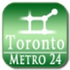 Toronto metro map for Metro24 icon
