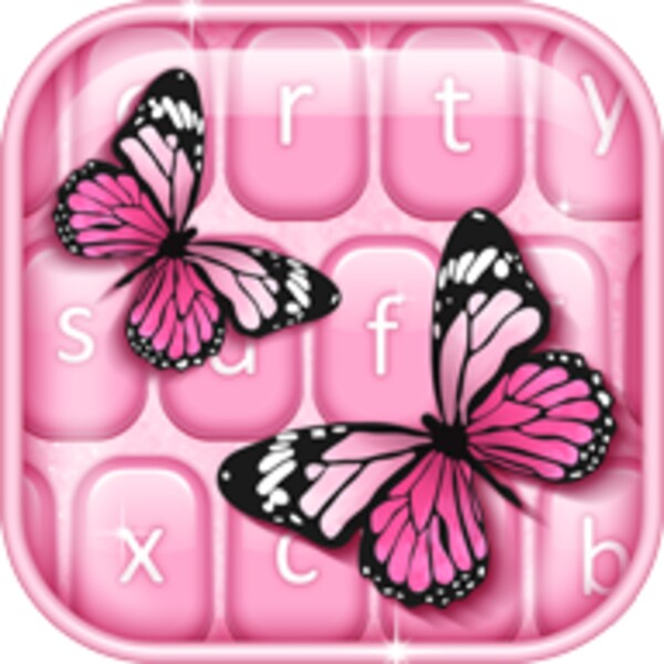 Pink Butterfly Keyboard for Android - Download the APK from Uptodown