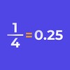 Fraction to Decimal Calculator icon