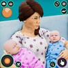 Pregnant Mom Family Game 3D icon