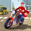 Moto Pizza delivery boy : Bike icon