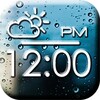 Transparent Weather Clock App icon