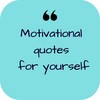 Motivational quotes for yourself simgesi