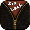 Black Leather Zipper Lock icon
