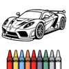 Color ASMR: Car Coloring Book icon
