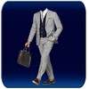 New York Men Suit Photomontage icon
