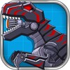 Robot Dinosaur Black T-Rex icon