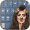 Puppy Filter Girl Keyboard Bac icon