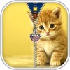 أيقونة Kitty Zipper Lock Screen