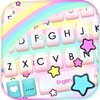 Cute Rainbow Stars Keyboard Background icon