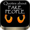 Quotes about fake People icon
