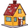 House Paint by Number House Coloring Book icon