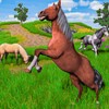 Wild horse family simulator 3D icon