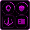 Black and Purple Icon Pack icon