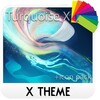 Turquoise X icon