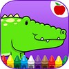 Reptiles Kids Coloring Game icon