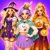 Icono de Halloween Gopi Doll Hair Fashion Salon Nail Art