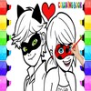 Coloring Ladybug & Blackcat icon