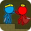 Red and Blue Stickman icon