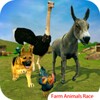 Farm Animals Race Games icon