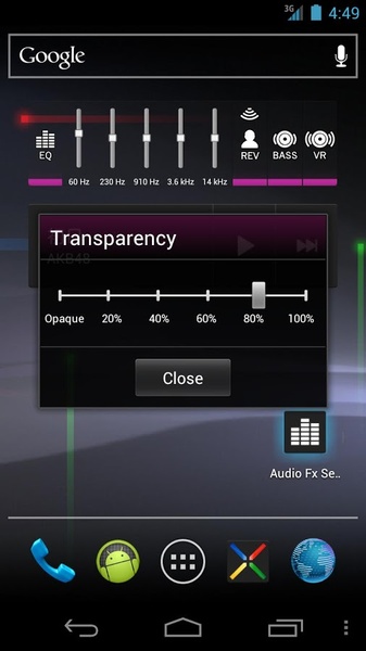 Audio Fx Widget - Preview 1