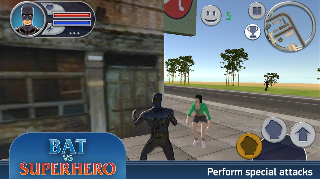 Bat vs Superhero - Preview 1