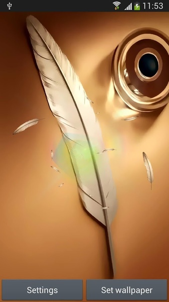 Feather Fly Live Wallpaper - Preview 1