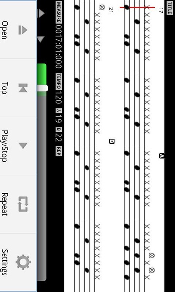 MIDI Drum Score Player - Preview 3