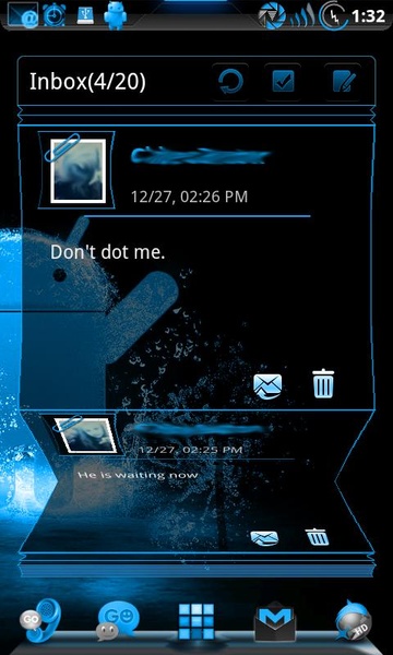 GOWidget SteelBlue Theme by TeamCarbon - Preview 4