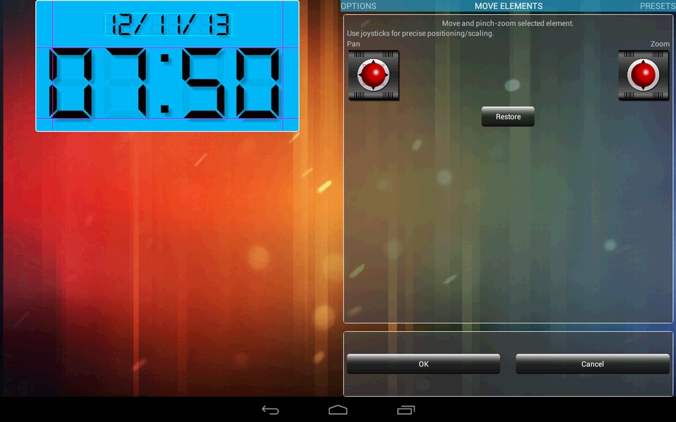LED clock widget lite - Preview 6