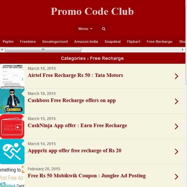 PromoCodeClub - Preview 1