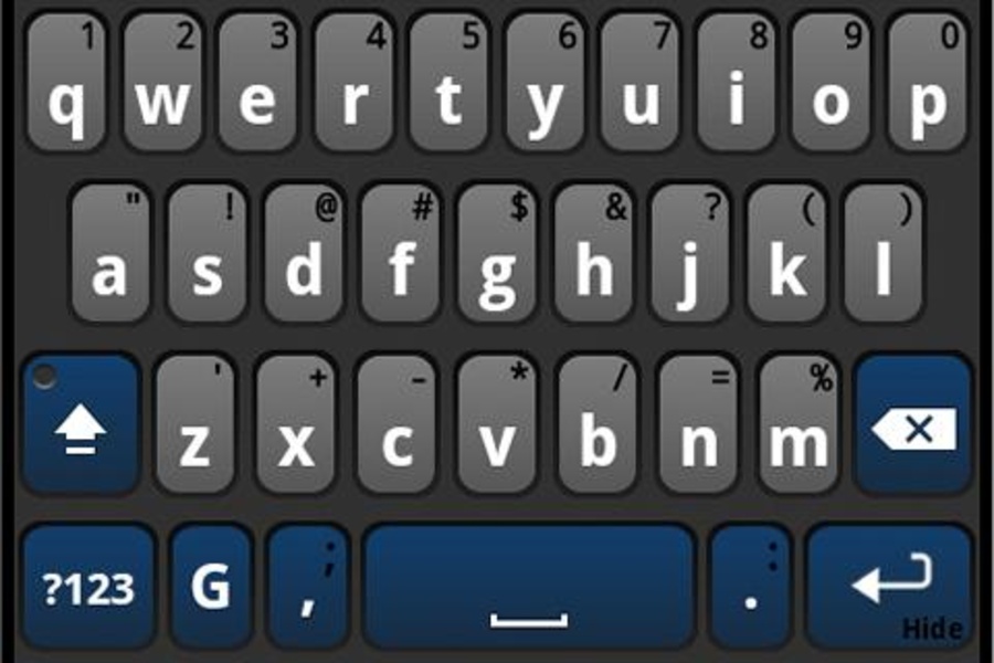SlideIT Blueberry skin - Preview 1