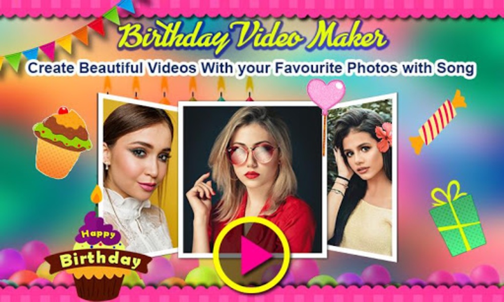 Birthday Video Maker with Music - Preview 1