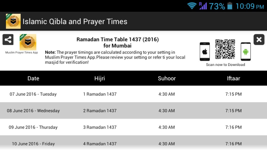 Islamic Qibla and Prayer Times - Preview 15