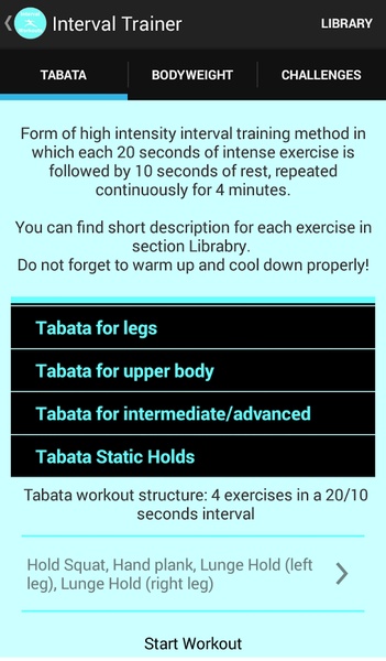 Interval Trainer - Preview 3