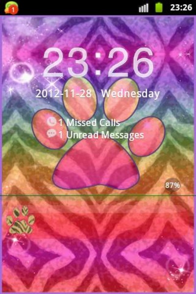 GO Locker Theme Zebra - Preview 3