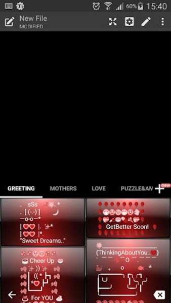 Theme Dusk Red for Emoji Keyboard - Preview 3